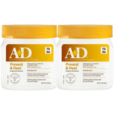 A+D Original Diaper Rash Ointment jar provides barrier protection for delicate baby skin.