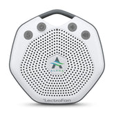 Adaptive Sound Technologies LectroFan Alpha portable design soothes baby in crib.