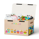 ADEHMDA 80L toy storage box full view showing spacious interior and sturdy build for easy cleanup