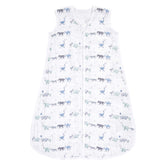 aden + anais baby sleeping bag front view with breathable muslin