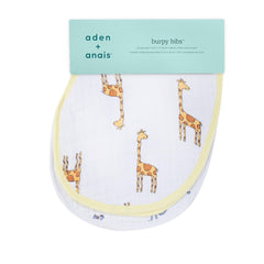aden + anais Burpy Bib Jungle Jam burp-cloth view highlights quick-cleanups after feeds