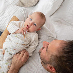 aden + anais Disney Friends design on swaddle adds playful charm for baby time