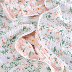 aden + anais Dream Blanket Butterfly Garden pattern enhances soothing baby visuals.