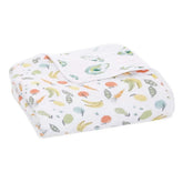 aden + anais Dream Blanket closeup of four-layer muslin offers breathable warmth for baby
