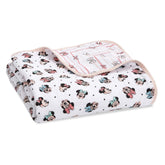 aden + anais Dream Blanket front-view highlights breathable muslin softness for cozy baby naps.