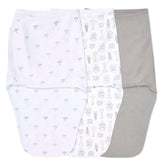 aden + anais Easy Swaddle Wrap on safari front view with cozy, breathable cotton
