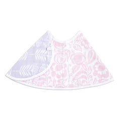 aden + anais Essentials Burpy Bib close-up showing 4-layer muslin softness for gentle cleanup