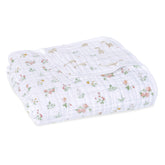 aden + anais Essentials Dream Blanket close-up shows breathable muslin texture for baby comfort