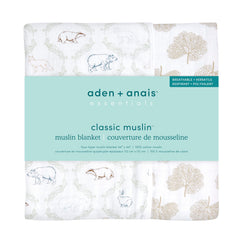 aden + anais Essentials Dream Blanket closeup—soft muslin texture gentle on baby skin