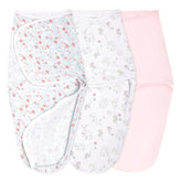 Aden + anais Essentials Easy Wrap Swaddle in flat layout promotes simple, calming swaddling for newborns.