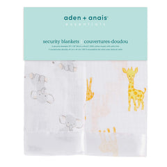 Issie security blanket muslin open weave emphasizes breathable fabric for warmer days.