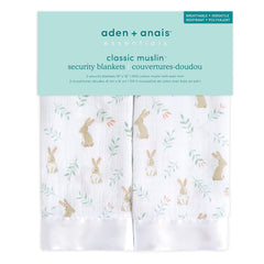 aden + anais Issie security blanket satin trim close-up highlights silky texture and comfort.