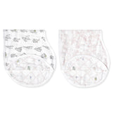 aden + anais Silky Soft Burpy Bib front view full coverage for mess-free meals