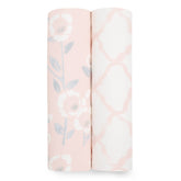aden + anais Silky Soft Swaddle Blanket with soft-touch fabric for gentle baby comfort.