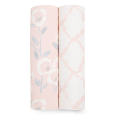 aden + anais Silky Soft Swaddle Blanket with soft-touch fabric for gentle baby comfort.