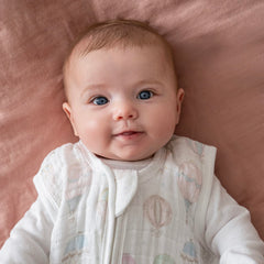 aden-anais sleeveless design reduces overheating while keeping baby snug.