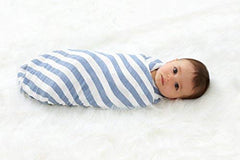 aden + anais swaddle blanket stroller cover demonstrates easy stroller protection