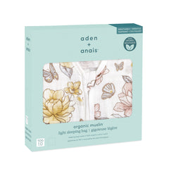 aden + anais wearable sleep sack rosewood bottom zipper for easy diaper changes