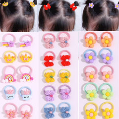 ADIASEN toddler hair ties with bows secure cute ponytails for everyday wear.