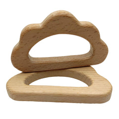 AeliPro cloud-teether pair natural wood soothing teething for babies