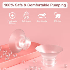afontoto 15mm flange insert closeup showing soft silicone for comfort