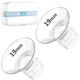 afontoto flange insert 19mm front view for comfortable pumping fit