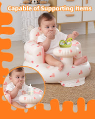 AGITVPS Upgrade inflatable baby seat with built-in air pump enables quick setup
