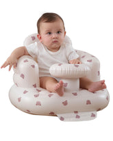 AGITVPS Upgrade inflatable baby seat front view with ergonomic back support.