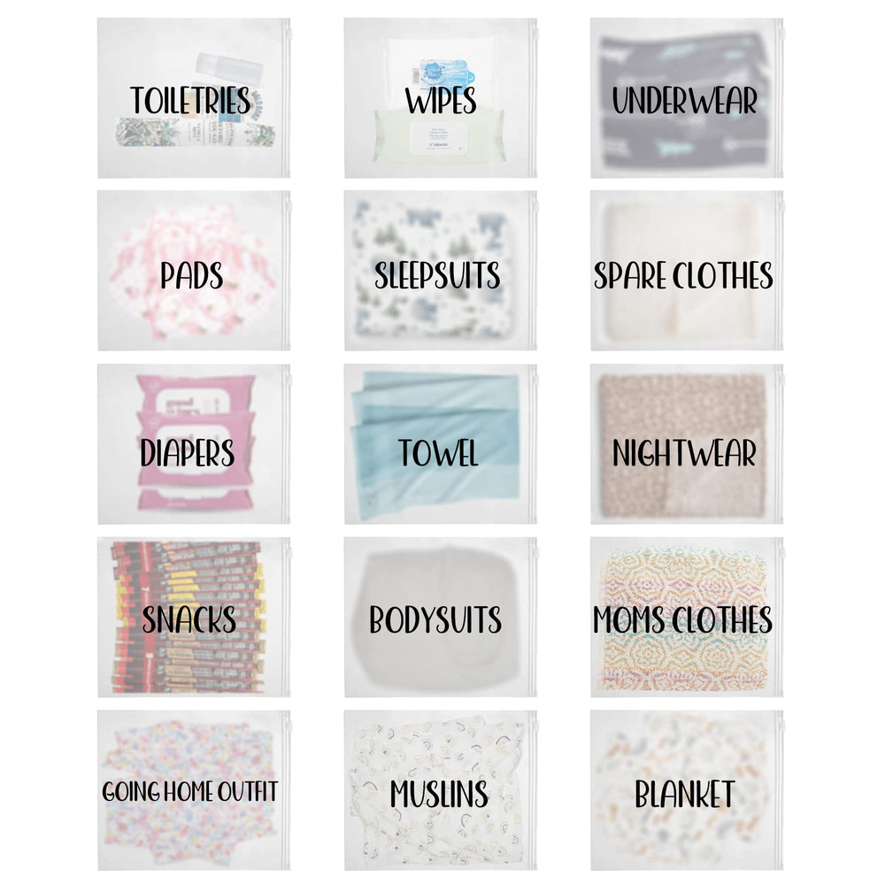 Agromusk hospital bags with labeled sections help you find items quickly.
