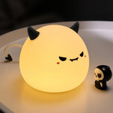 AGV Cici cute monster night light close-up timer highlights convenient 30-minute auto-off.