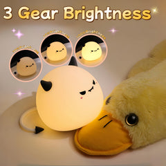 AGV Cici cute monster night light warm-dim setting for bedtime comfort and easier sleep.