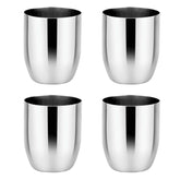 Ahimsa stainless steel kids cups set of four for easy open-cup practice and mess-free meals.