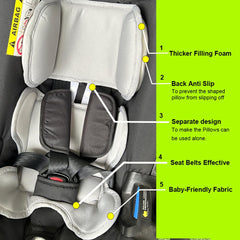 AICTIMO 2-in-1 design shown in cushion mode for versatile on-the-go use