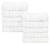 AIDEA baby washcloths 10x10 flat view, soft and absorbent for gentle cleansing.