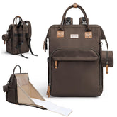 AIITA diaper backpack with changing-station keeps baby clean during quick on-the-go changes.