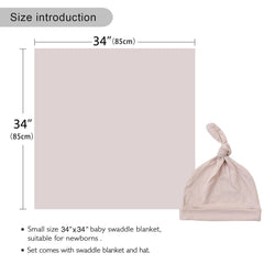 Aijoviko neutral color swaddle—timeless, gender-neutral style.