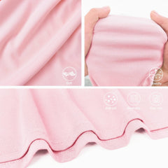Aijoviko swaddle set closeup of jersey-knit fabric for comfort