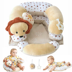 Aila+Aiden tummy time mat in sand supports early movement and supervised play.