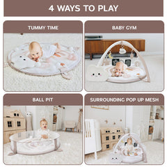 Aila+Aiden tummy-time mat promotes floor play and early motor exploration