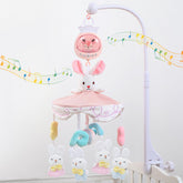 Aimafun baby crib mobile with music and lights for calming bedtime routines.