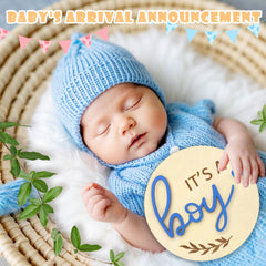 AINBIN It's a Boy 3D letters sign with birth stats for display