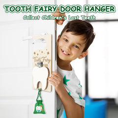 AINBIN Burlap pouch keeps lost teeth safe with premium textured feel
