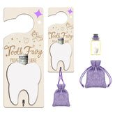 AINBIN Tooth Fairy Door Hanger in purple showing charming design for magical rituals.