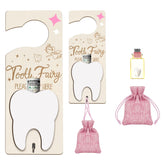 AINBIN tooth fairy door hanger in wood adds whimsy for a magical tooth routine