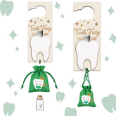 AINBIN Tooth Fairy door hanger for kids encourages positive tooth-loss milestones