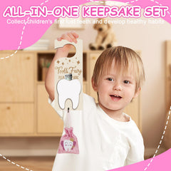 AINBIN Tooth Fairy glass bottle keeps lost teeth as a keepsake