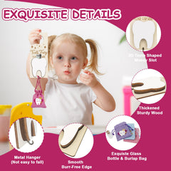AINBIN Star-shaped glass bottle keeps a child's tooth as a lasting keepsake