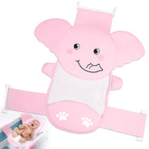 AIR&TREE Baby Bath Seat Net pink overview showing gentle infant support during bath time