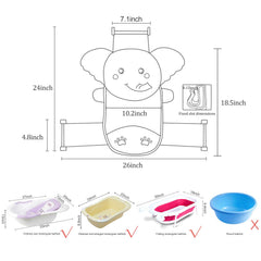 AIR&TREE Baby Bath Seat Net adjustable height feature enabling flexible positioning