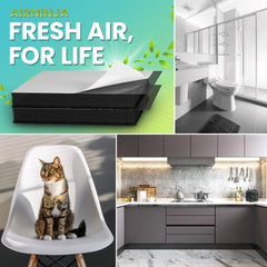 AIRNINJA unscented fragrance-free patch keeps spaces odor-free safely.